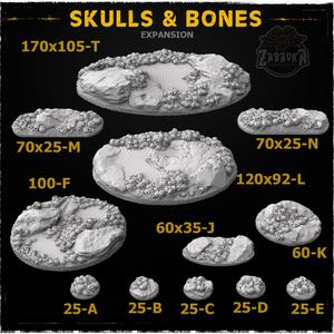Skulls and Bones Base Toppers