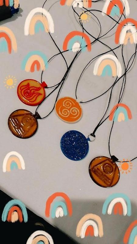 charms of the elements of avatar the legend of aang