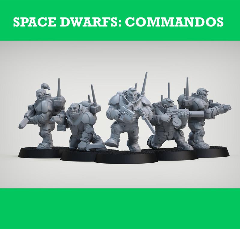 SPACE DWARF: COMMANDOS
