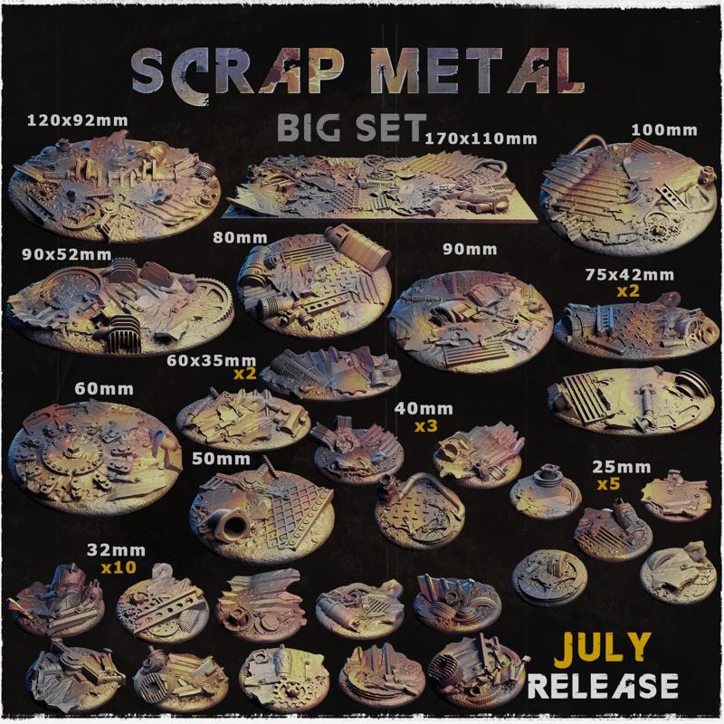 Scrap Metal - Bases & Toppers (Big Set+)