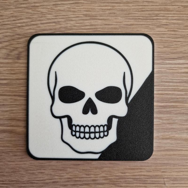 Skull coaster