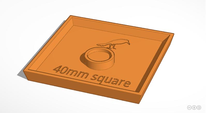 40mm square base (Magnetic)