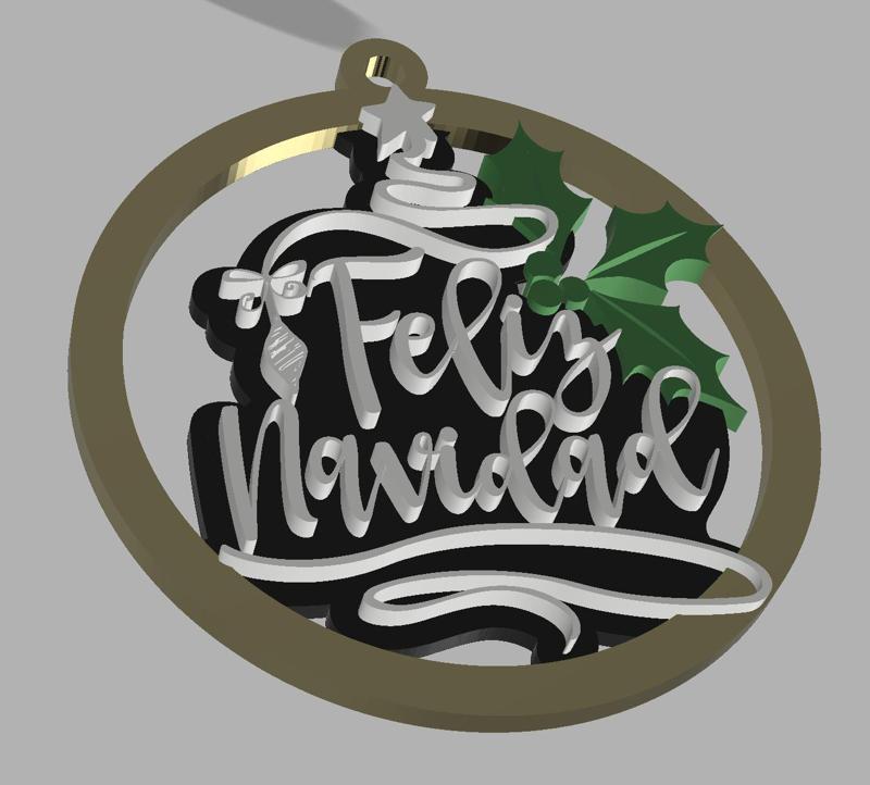 Bola 2 Feliz Navidad