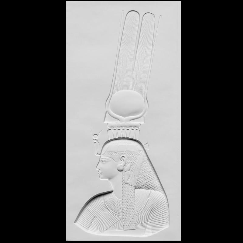 Section of a Relief. Daughter of Ramses II or a Queen