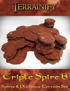 Triple Spire B: Spires and Plateaus Terrain Set