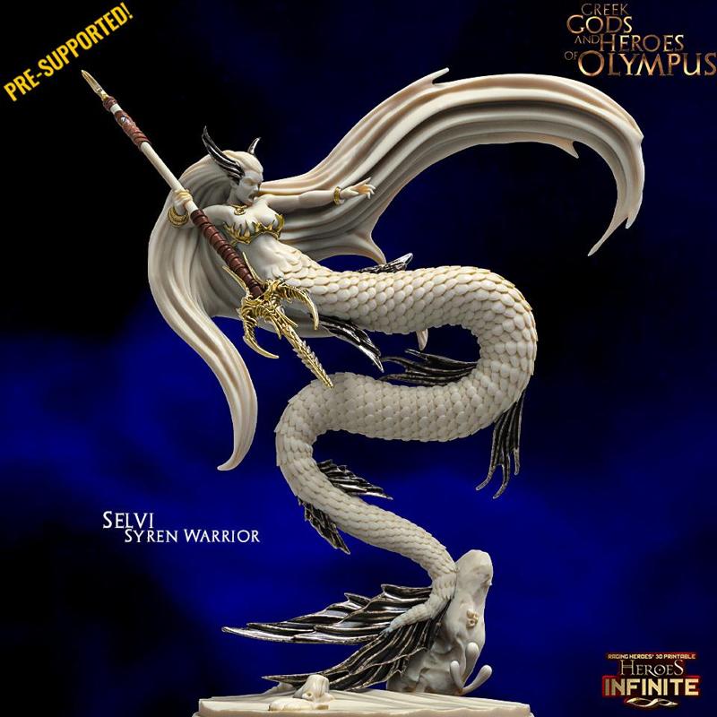 Selvi, Syren Warrior (Greek Gods and Heroes of Olympus)