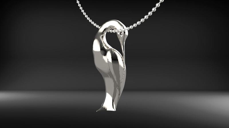 swan pendant