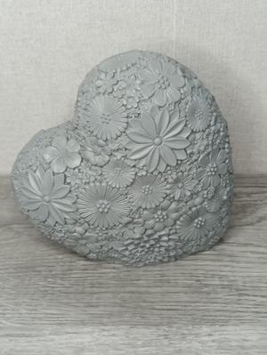 Cœur Fleurs 13cm - Heart Flowers 13cm