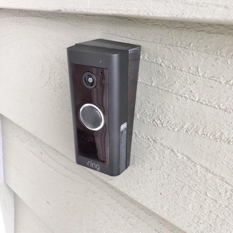 Angled Spacer for Siding Mount to be used with Basic Wired Ring Doorbell