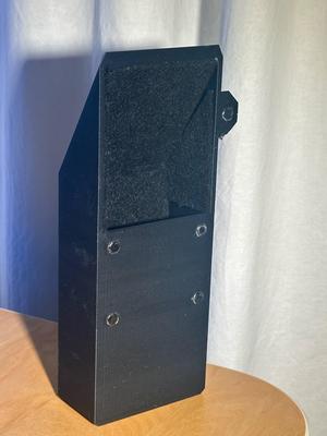 Silenced Magnetic Poop Chute - Long remix with 8x3mm Magnet Holes