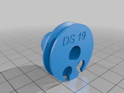 Шкив сервопривода Lanza dt230 (by DS Moto)