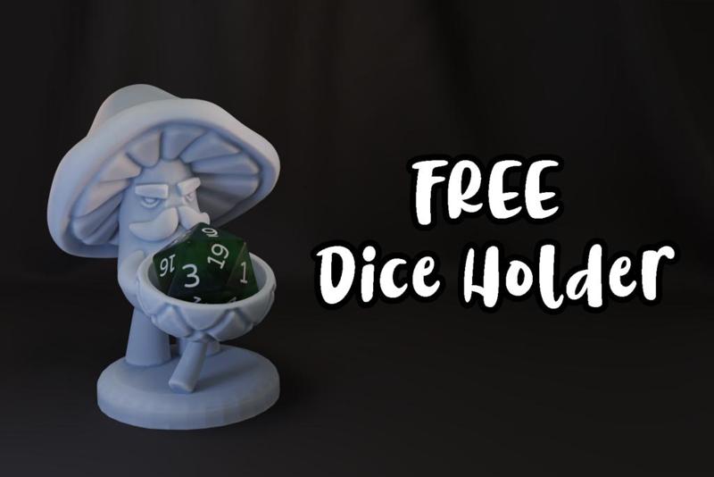 Mushome Dice Holder