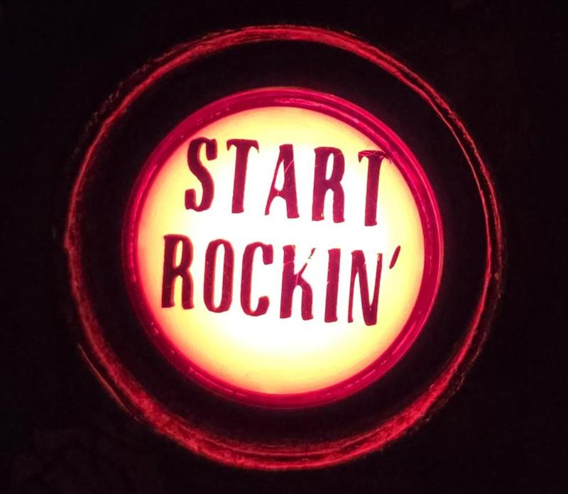 Data East pinball machine start button back plate