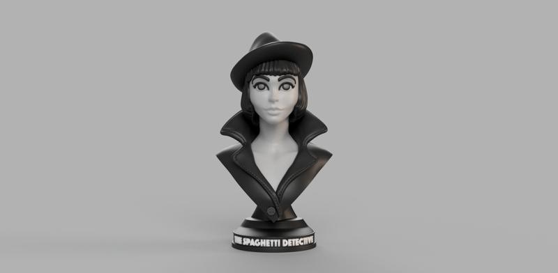 The Spaghetti Detective bust by Wekster (now with multicolor)