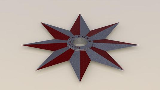 SHURIKEN WEAPON - NARUTO 8 POINTS