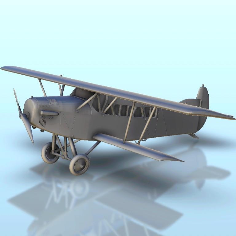 Potez 29 French transport biplane - Modern WW2
