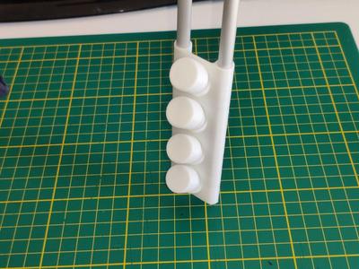 SMD organizer tube holder