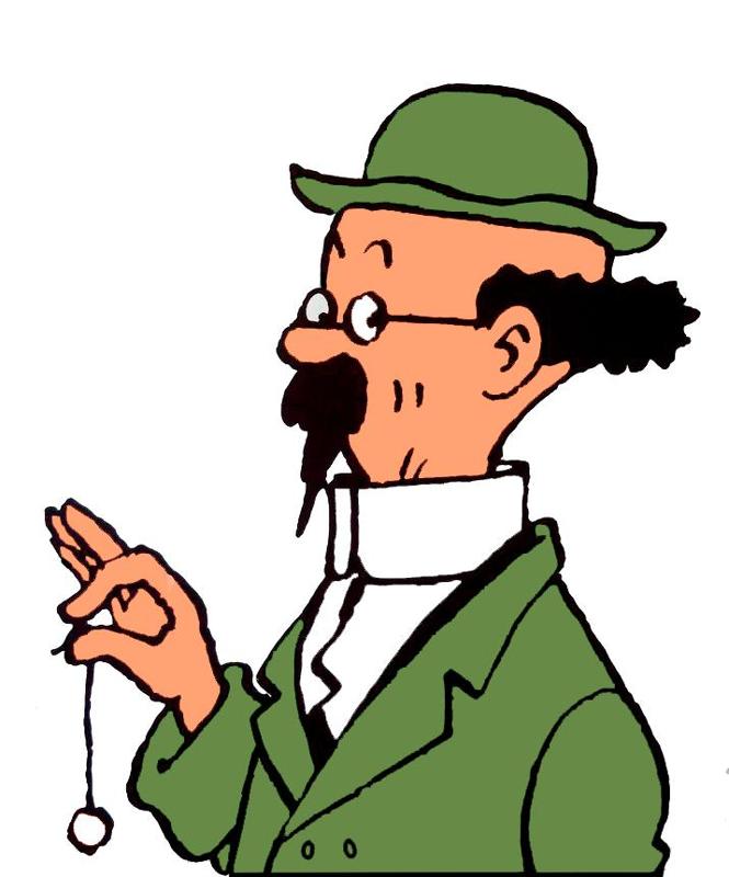 El Profesor Silvestre Tornasol de Tintín.