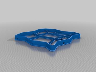 Floor tile walk concrete mould