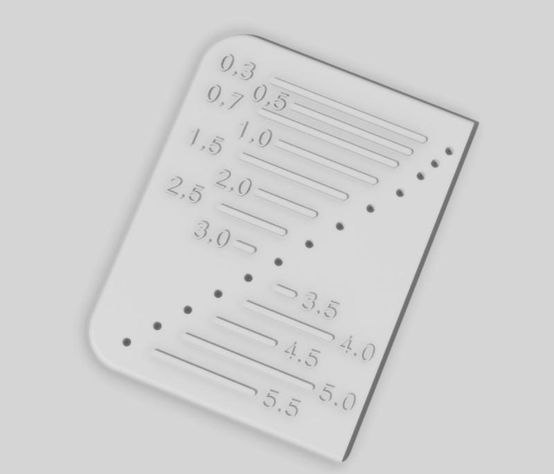 Seam Allowance Ruler—缝份尺