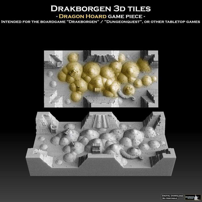 Drakborgen 3D Tiles Dragon Hoard
