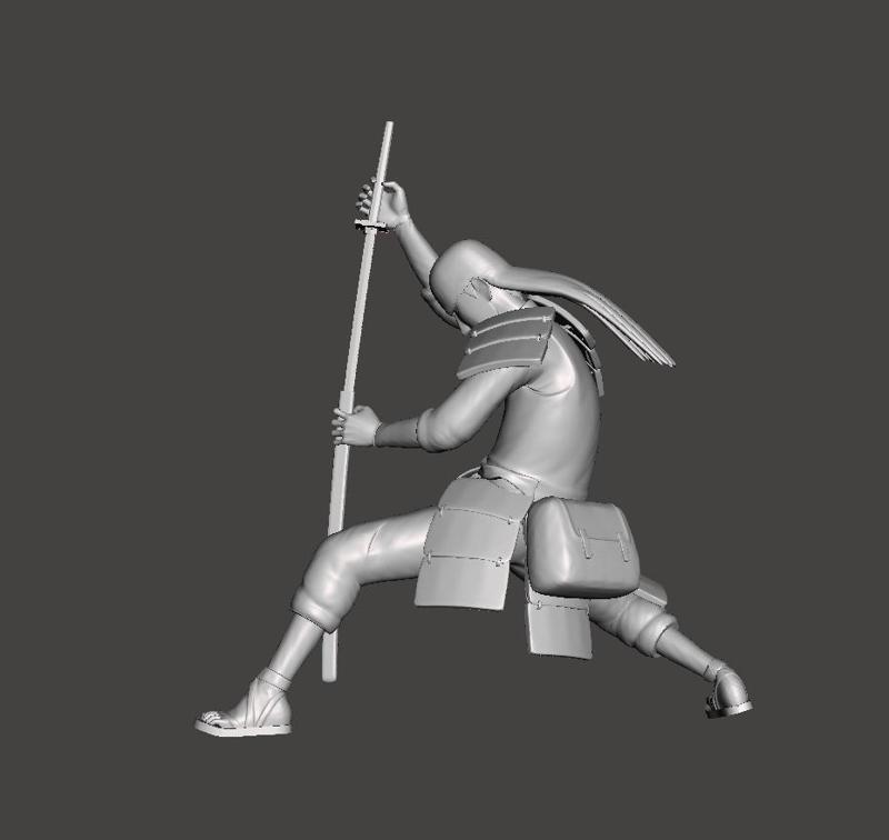 Mifune Naruto 3D Model