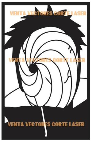NARUTO - OBITO WALL ART DECORATION - ANIME 3D PRINTING AND LASER CUTTING