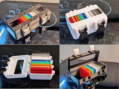 SnapLock Simple Swatch Box (parametric)