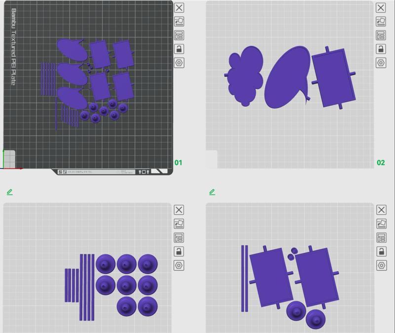 50% Scaled mini blank signs for elf on the shelf