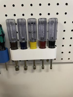 Husky Nut/Socket Driver Pegboard Holder Mount