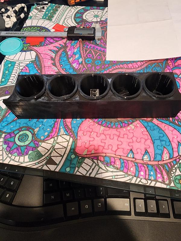 Cue Stick Holder with Inserts