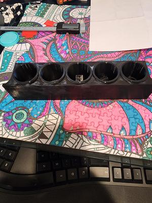 Cue Stick Holder with Inserts