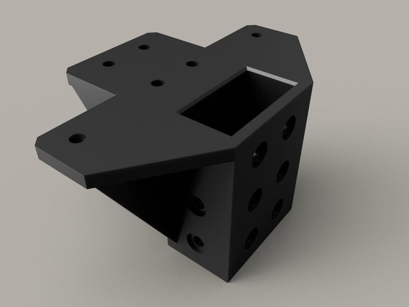 2040 Extrusion M5 flanged mount/bracket