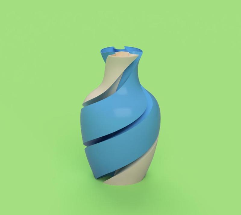 Simple Twisted Vase