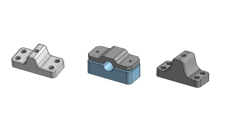 Mounting Block and Bracket for U-Post and Round Posts