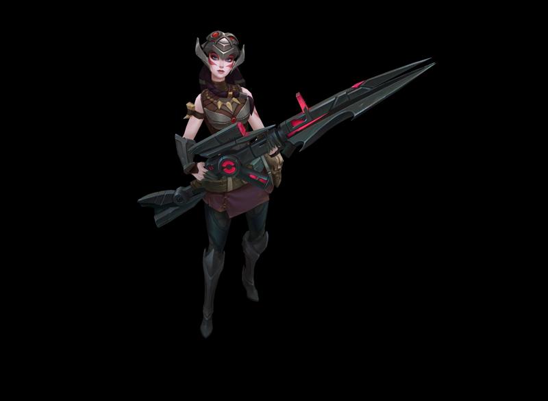 Headhunter Caitlyn League of Legends 3D print model