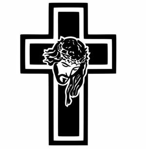 cross with the image of Jesus Christ