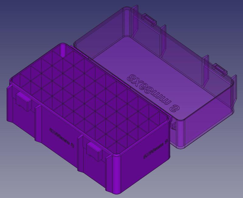 8X68mm S, Double Latch Modular Ammo Box