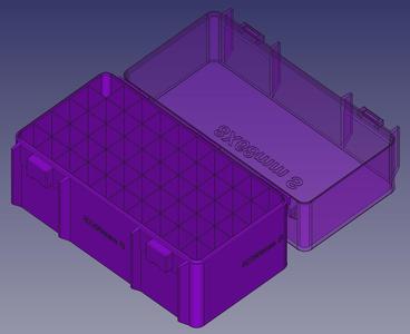 8X68mm S, Double Latch Modular Ammo Box