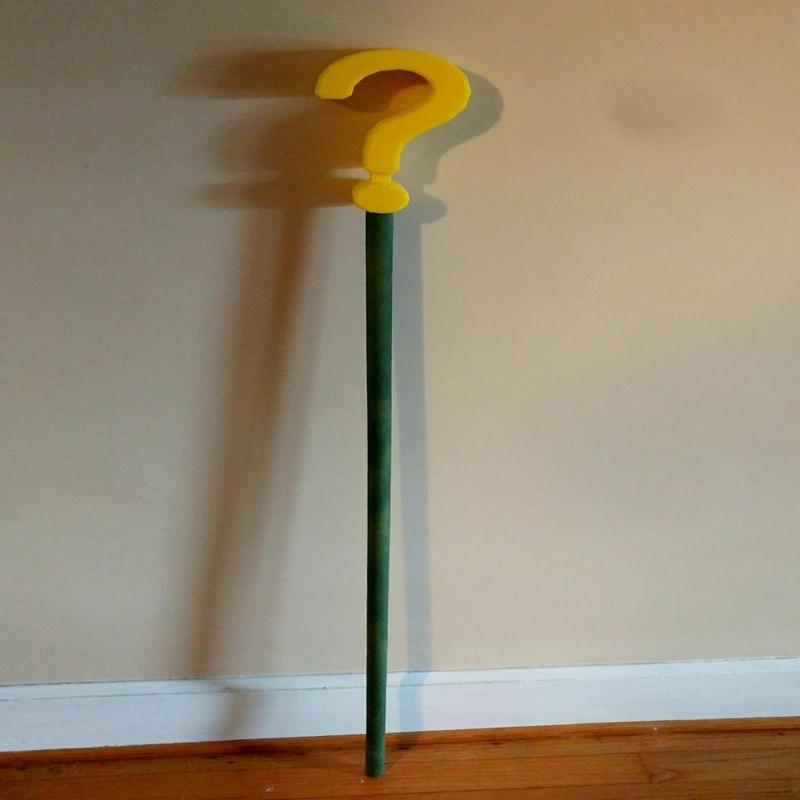 Riddler Cane Topper Question Mark Halloween Costume