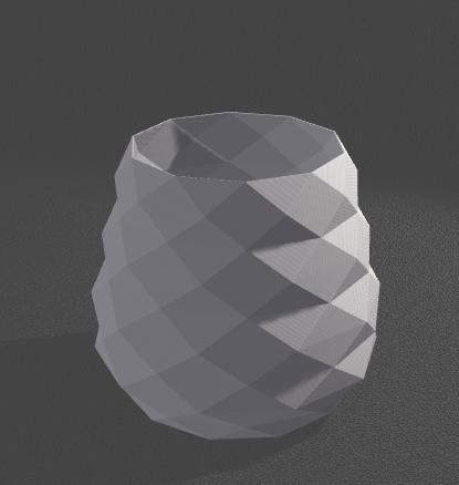 10 Edge Poly plantholder