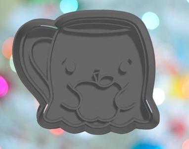 Halloween Ghost Teacher Mug Cookie Cutter