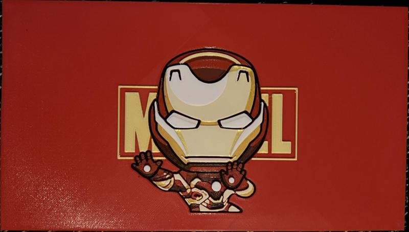 Iron Man Comic HueForge