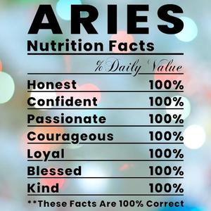 Giant 12cm Aries  Facts Cookie Cutter