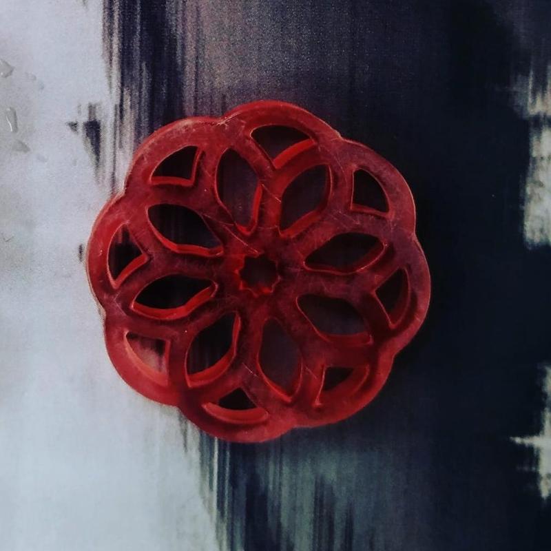 Mudejar Arabian flower with central star