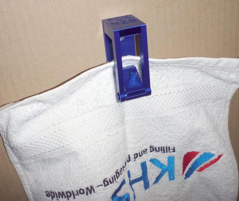 towel holder - gravity powered