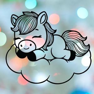 Horse Sleeping On Cloud Cookie Cutter