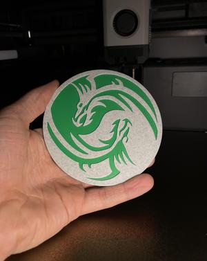 Chinese Dragon Yin Yang