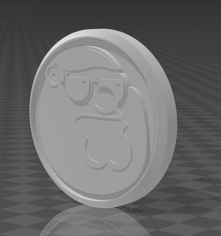 fortnite peter medallion double sided