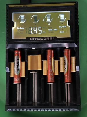 18650 to AAA Battery cradle for charging AAA batteries in Nitecore multi-battery charger